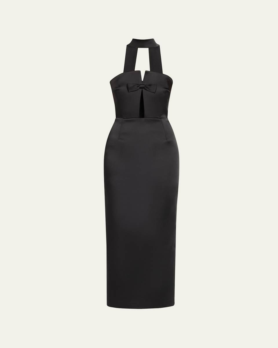 Holly Strapless Bow Gown